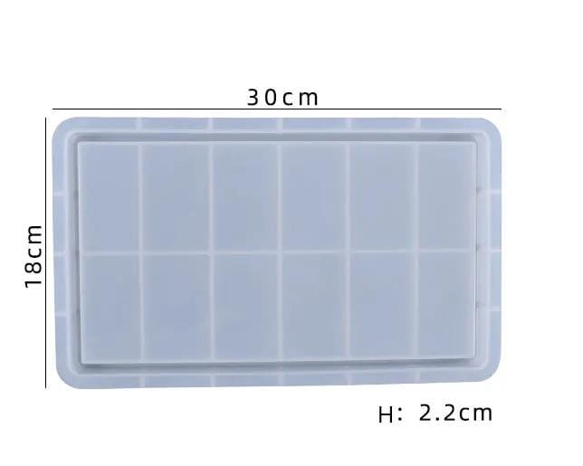 Rectangular Serving Board Coaster Tray Moulds - 01 – view 2