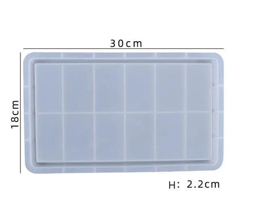 Rectangular Serving Board Coaster Tray Moulds - 01 – view 2