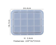 Rectangular Serving Board Coaster Tray Moulds - 02 – view 3