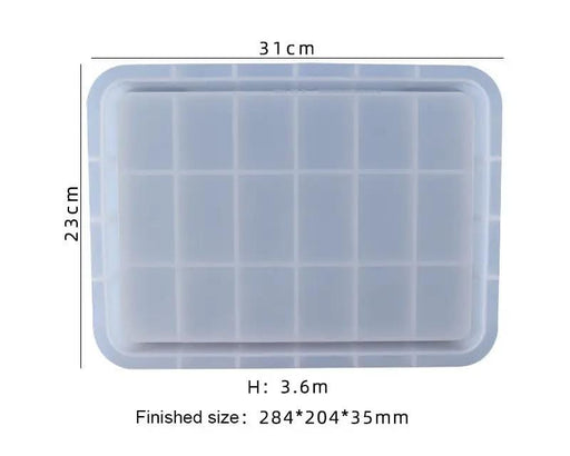 Rectangular Serving Board Coaster Tray Moulds - 02 – view 2