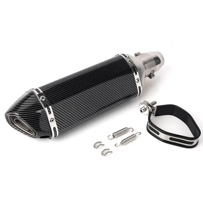 salelink.co.nz Unbranded Motorcycle Exhaust Pipe Muffler Motorcycle Exhaust Pipe Muffler | Action Outdoors NZ