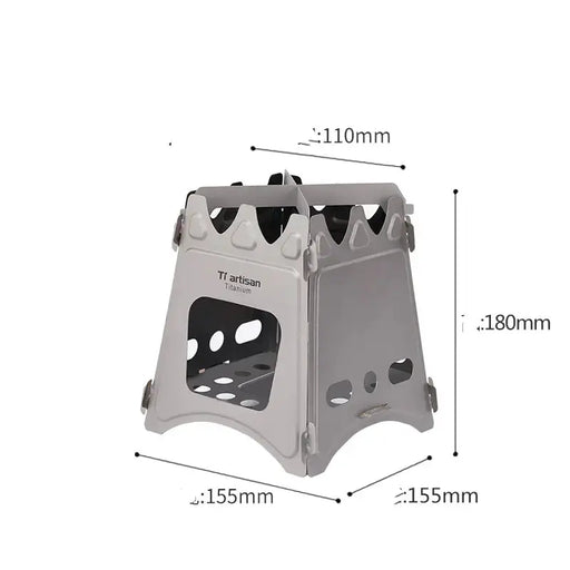 Widesea Portable Camping Wood Stove - Foldable Outdoor Cooking Stove for Camping & Hiking – view 2
