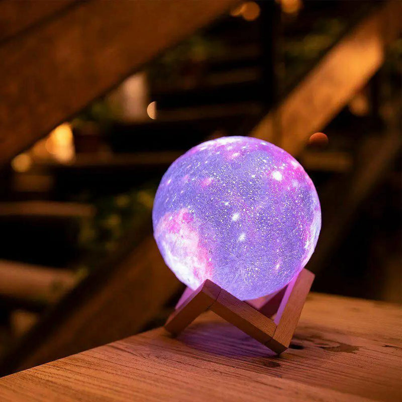 salelink.co.nz Unbranded 3D USB Moon Night Light LED Lamp With 16 Color Options 3D USB Moon Night Light With 16 Color Options