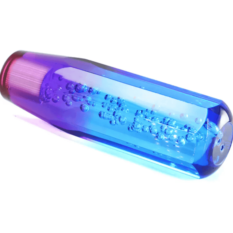 Crystal Bubble Gear Shift Knob 15cm Multicolor Gradient Blue Purple – view 1