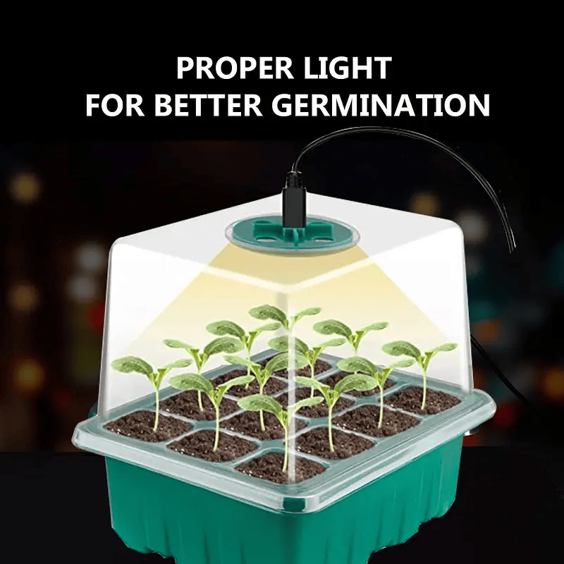 Heightened Seedling Tray Kit with Light – view 3