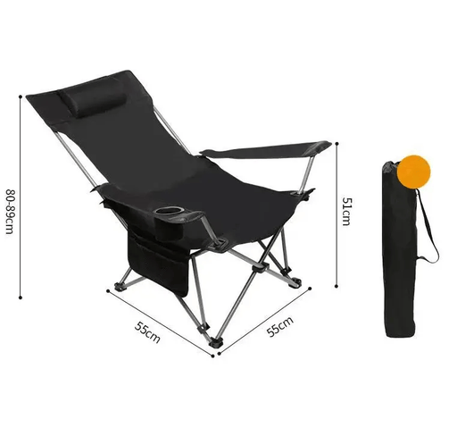 ECOTREK Chair Outdoor Folding Recliner Chair – Fishing, Beach & Camping Outdoor Folding Recliner Chair – Fishing, Beach & Camping