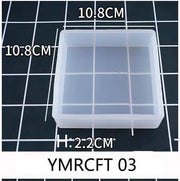 Cube Resin Mould Cube Silicone Moulds Resin Casting Moulds for DIY Craft Making – view 4