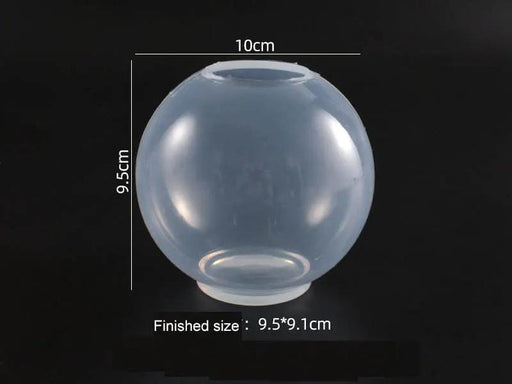 Sphere Silicone Resin Mould, Round Silicone Moulds, Epoxy Resin Ball Mould for Resin Jewelry, Flat Bottom – view 1