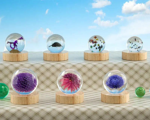 Sphere Silicone Resin Mould, Round Silicone Moulds, Epoxy Resin Ball Mould for Resin Jewelry, Flat Bottom – view 2