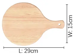 Creative Solid serving board, wooden kitchen cutting board, multi-functional bread board and serving tray - Wood