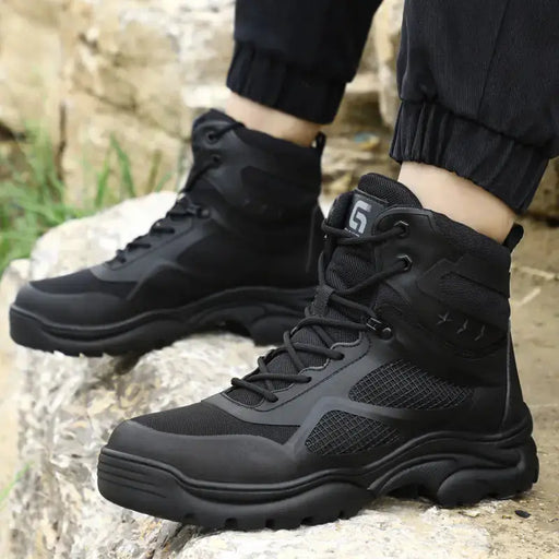 Men's Comfortable Wear-resistant Steel Toe Safety Shoes – view 2