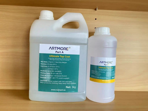 Anti-Yellowing Ultimate Top Coat Crystal Clear Epoxy Resin for Table Top Coffee Table Bar Top 3:1 – view 1