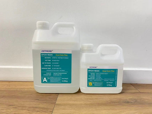 Epoxy Resin Knot Hole Filler - 3 : 1 by Weight -3kg