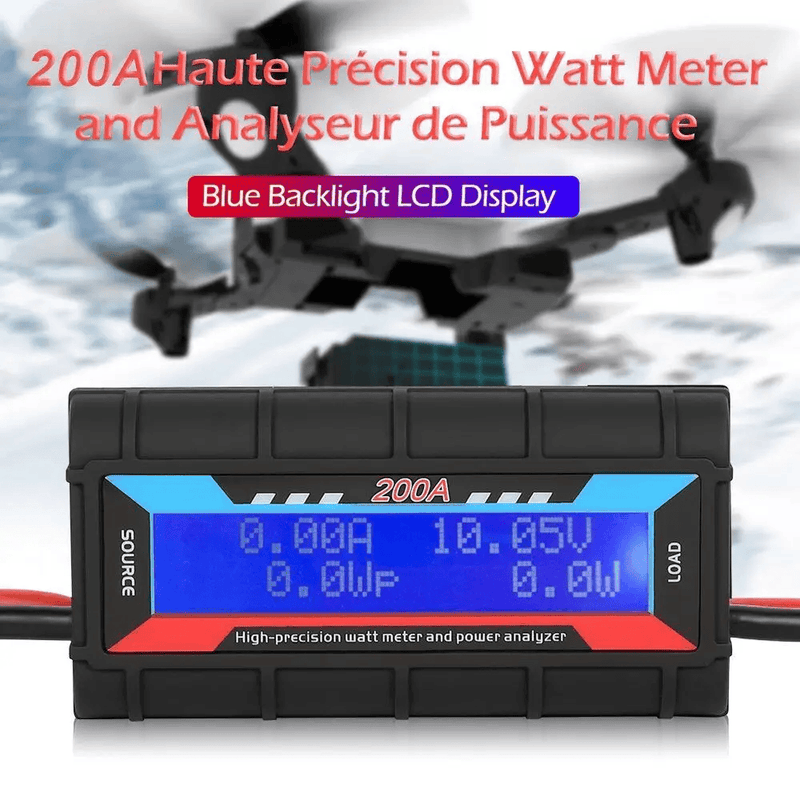 salelink.co.nz Unbranded 200AMP Volt Watt Meter 200 Amp Volt Watt Meter Digital Power Analyzer