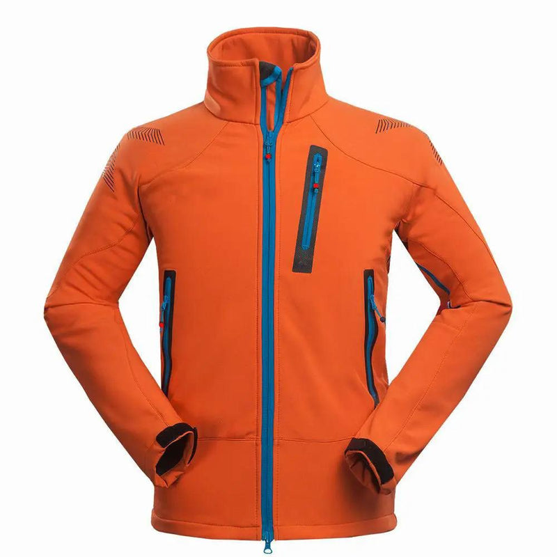 Mead's Supply & Equipment Outfitters limited Men's Jackets Men's Outdoor Softshell Jacket Lightweight Windproof for Hiking Men's Outdoor Softshell Jacket Lightweight Windproof