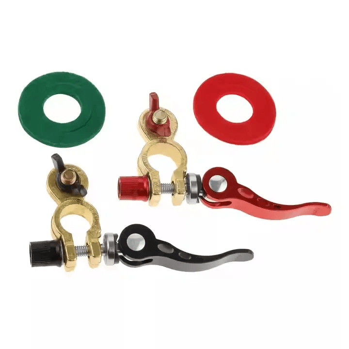 salelink.co.nz Unbranded 2PCS Quick Release Battery Terminal Connectors 2 Pack Quick Release Battery Terminal Connectors