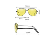 HD Polarized Lens Sunglasses Anti-Blue Ray Hydrophobic with Case – view 5