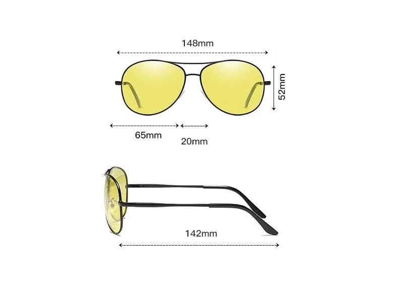 HD Polarized Lens Sunglasses Anti-Blue Ray Hydrophobic with Case – view 5