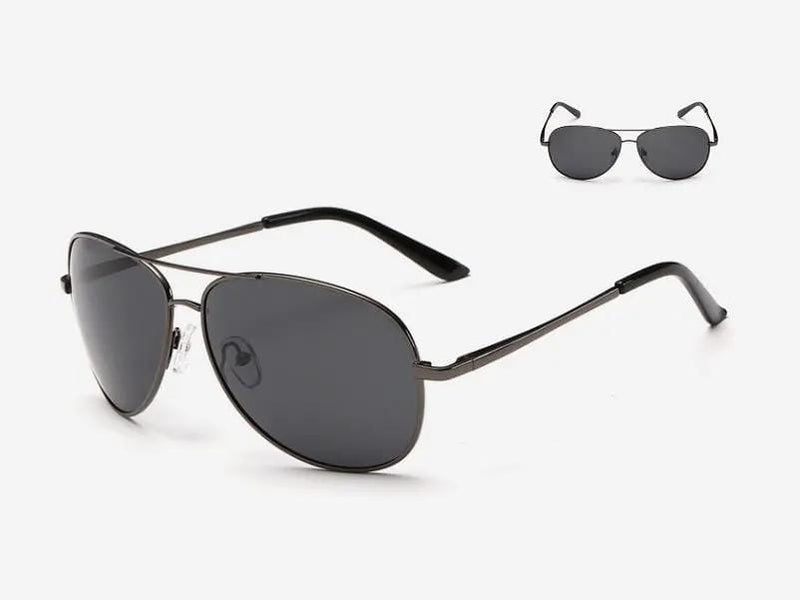HD Polarized Lens Sunglasses Anti-Blue Ray Hydrophobic with Case – view 2