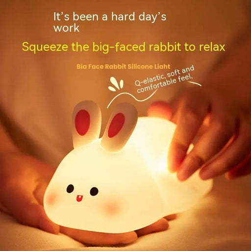 China Dropship Night Lamp Cute LED Night Light Rabbit Silicone Touch Sensor Night Lamp For Kids Cute LED Night Light Rabbit Silicone Touch Sensor