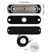 salelink.co.nz Unbranded LED Strobe Lights(Amber/White) 6PCS LED Strobe Lights(Amber/White) 6PCS | Action Outdoors NZ