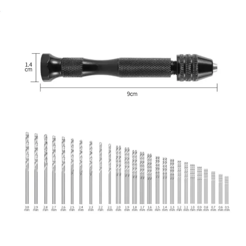 salelink.co.nz Unbranded 49Pcs Mini hand drill Vise Hand Bits 49Pcs Mini hand drill Vise Hand Bits | Action Outdoors NZ