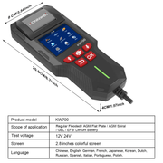 salelink.co.nz Unbranded KW700 Digital Battery Tester KW700 Digital Battery Tester | Action Outdoors NZ