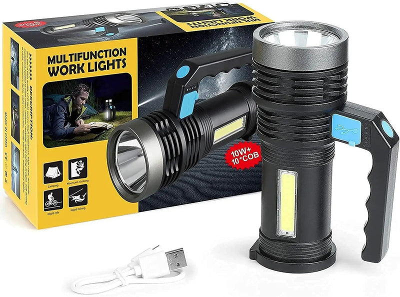Super Bright Super Bright LED Torch Tactical 4 Models USB Rechargeable Flashlight – view 8