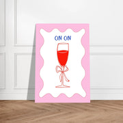 Blank Wall Print Shop Print Material Cin Cin Cin Cin