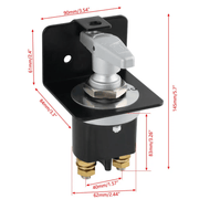 Disconnect Battery Isolator Cut Off Kill Switch Key For Car Marine Boat – view 4