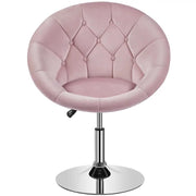 Yaheetech Makeup Vanity Chair Tufted Style Barrel Chair Makeup Vanity Chair Tufted Style Barrel Chair