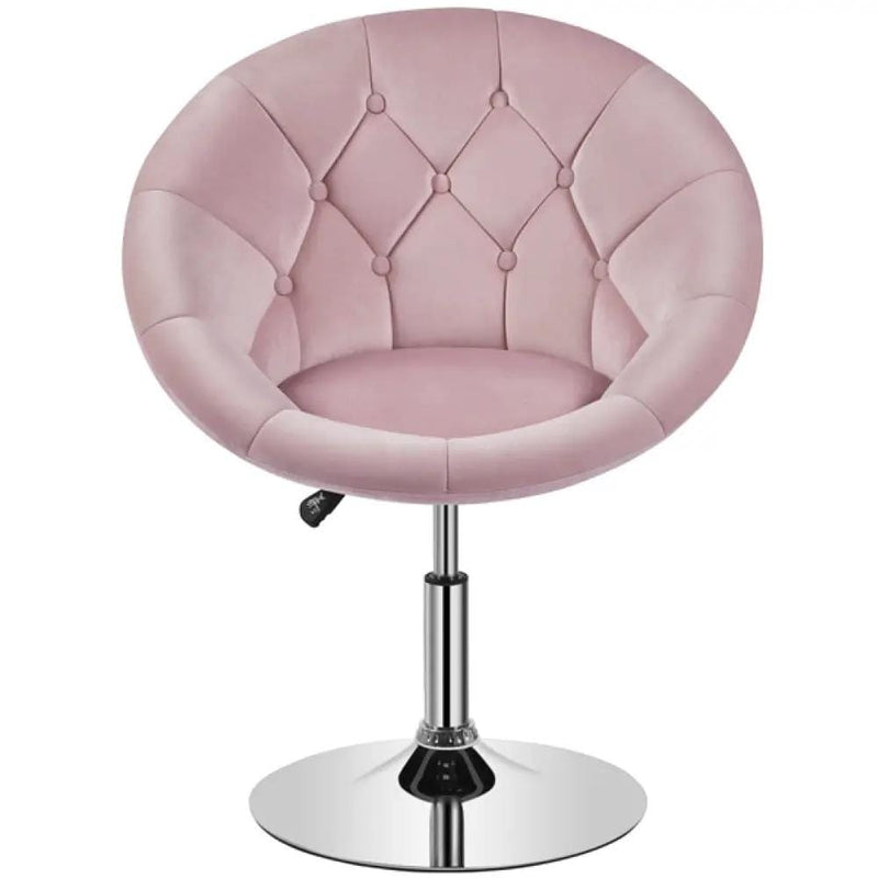 Yaheetech Makeup Vanity Chair Tufted Style Barrel Chair Makeup Vanity Chair Tufted Style Barrel Chair