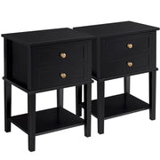 Yaheetech 2pcs Nightstand Side Table End Table 2pcs Nightstand Side Table End Table