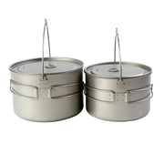 Folding Thickened Camping Pot with Two Handles – view 5