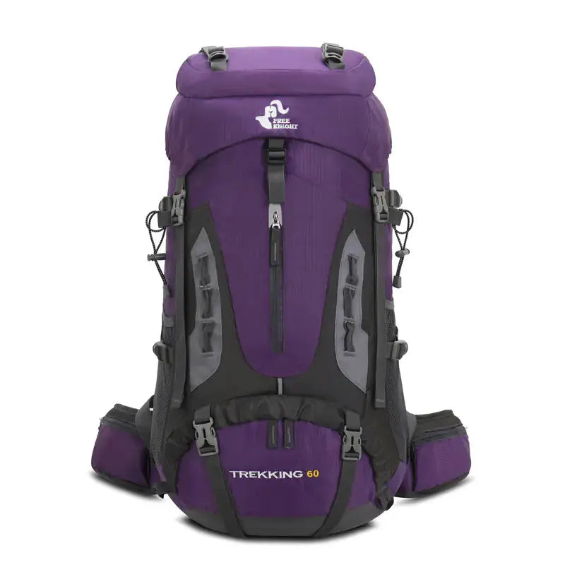 60L Hiking Backpack with Rain Cover for Outdoor Use – view 2