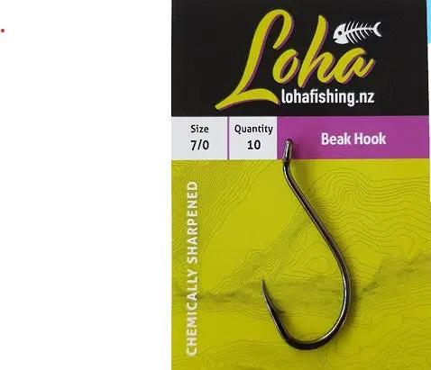 Loha HOOKS Loha Beak Hook 8/0 10pk Loha Beak Hook 8 0 10pk Precision Fishing Hooks