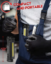 LED Flashlight USB Rechargeable With Magnetic For Work Hand Inspection – view 8