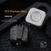 Titanium Alloy Mini Flashlight Magnetic Attraction - Titanium Alloy Mini Flashlight Magnetic Attraction Sand blast – view 5