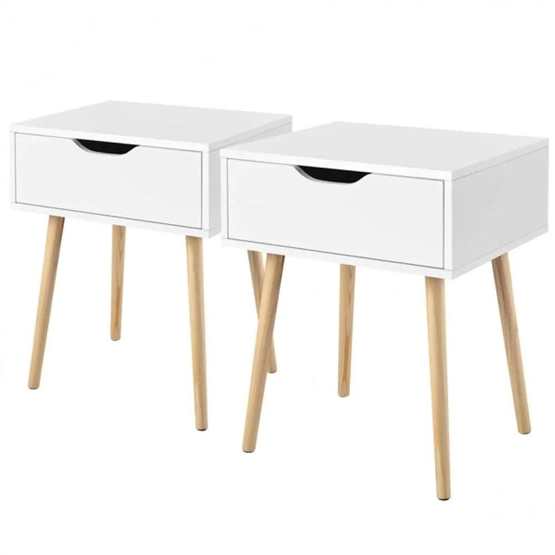 Yaheetech 2pcs Brand New Side Table Nightstand Coffee Table 2pcs Brand New Side Table Nightstand Coffee Table