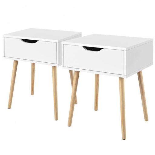 Yaheetech 2pcs Brand New Side Table Nightstand Coffee Table 2pcs Brand New Side Table Nightstand Coffee Table