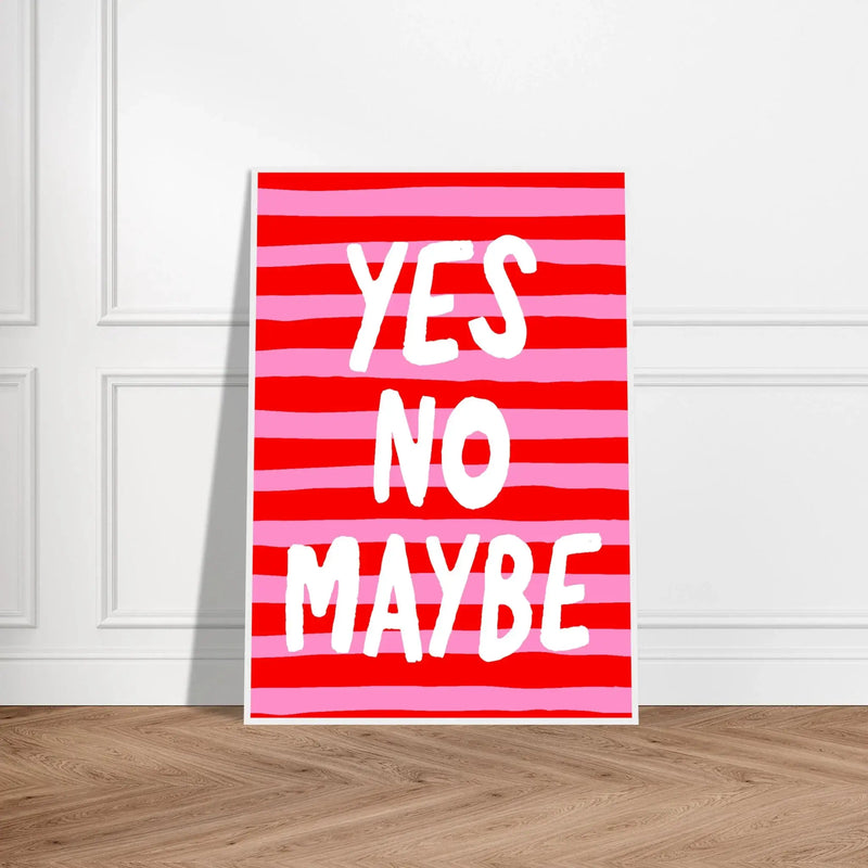 Blank Wall Print Shop Print Material Yes No Maybe Yes No Maybe