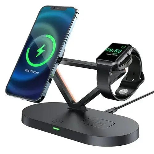 BroDeals mobile phone accessories 45W Premium 3 in 1 Wireless Charging Station 45W Premium 3 in 1 Wireless Charging Station