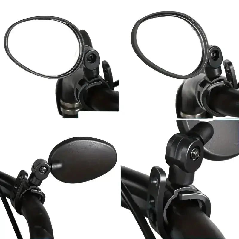 Habicare SS Acrylic Convex Bicycle Handlebar Mirrors (1pc or 2pcs) Acrylic Convex Bicycle Handlebar Mirrors (1pc or 2pcs)