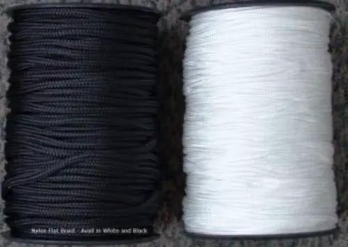 Nylon Flat Braided Twine 1mm to 4.5mm – view 1