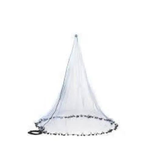 Action Fishing Nets CAST NETS 12FT Radius 1 inch White Cast Net USA Style 12FT Radius 1 inch White Cast Net USA Style - NZ