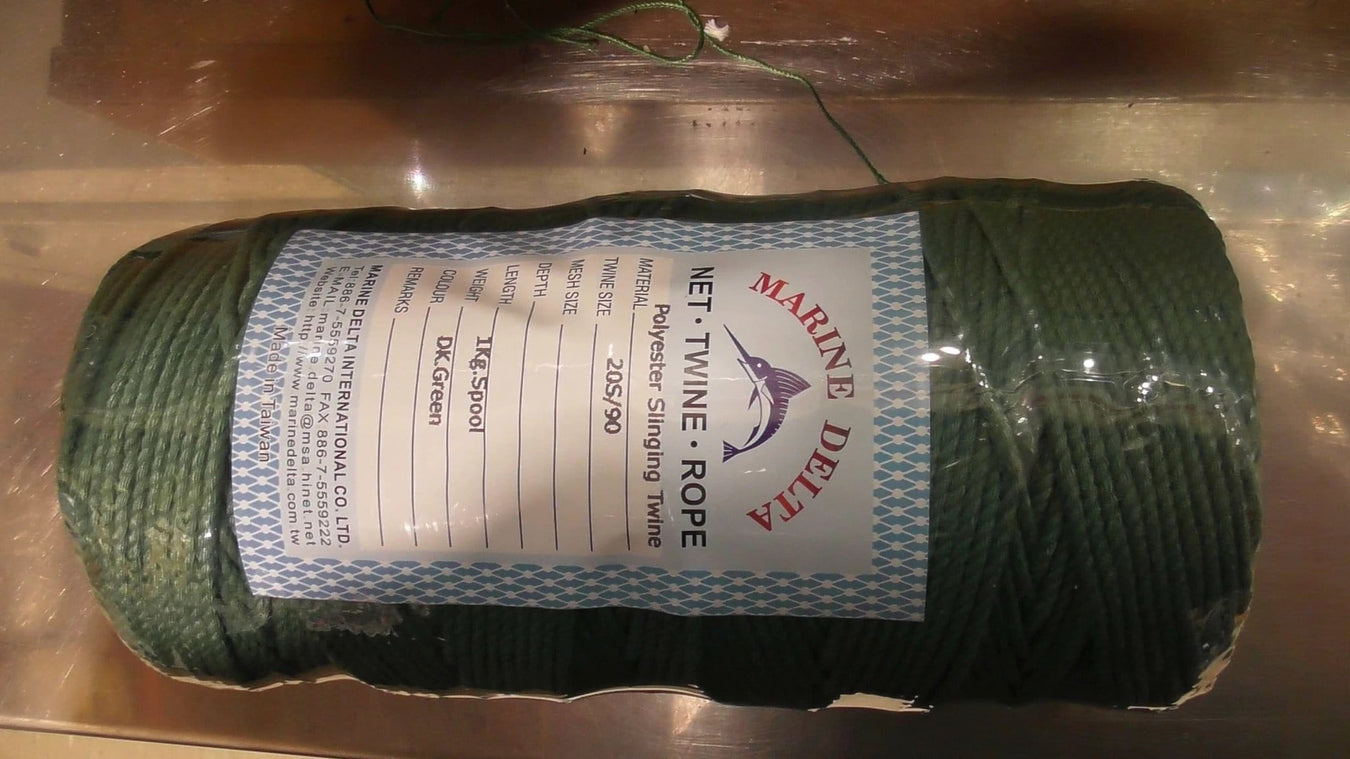 #90 x 1kg Spool Long Line Twine Dark Green 20S/90 - 1 kg – view 1