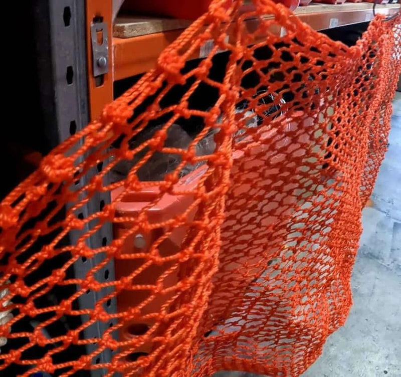 Cray Pot Mesh 60ply 3inch 20MD Orange per meter