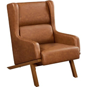 Yaheetech High Back PU Leather Accent Armchair High Back PU Leather Accent Armchair