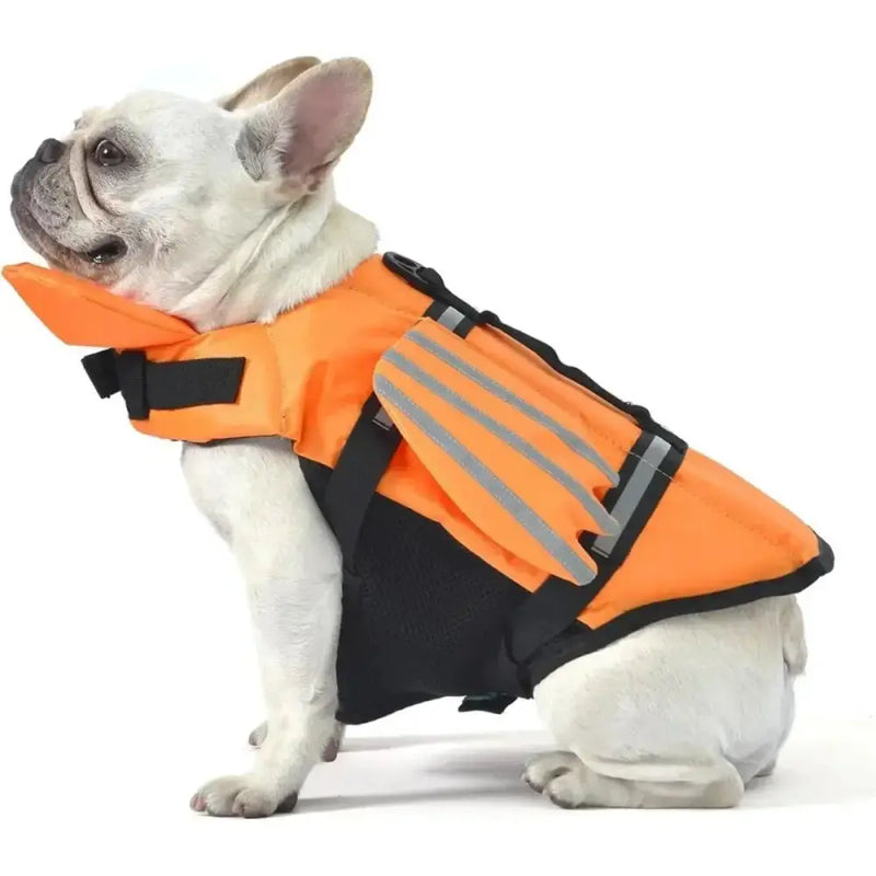 Adjustable Dog Life Jacket with Chin Float & Rescue Handle – view 5