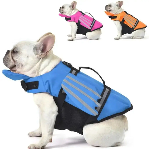 Adjustable Dog Life Jacket with Chin Float & Rescue Handle – view 1